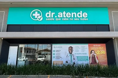 Fachada da unidade Sarandi da Dr. Atende